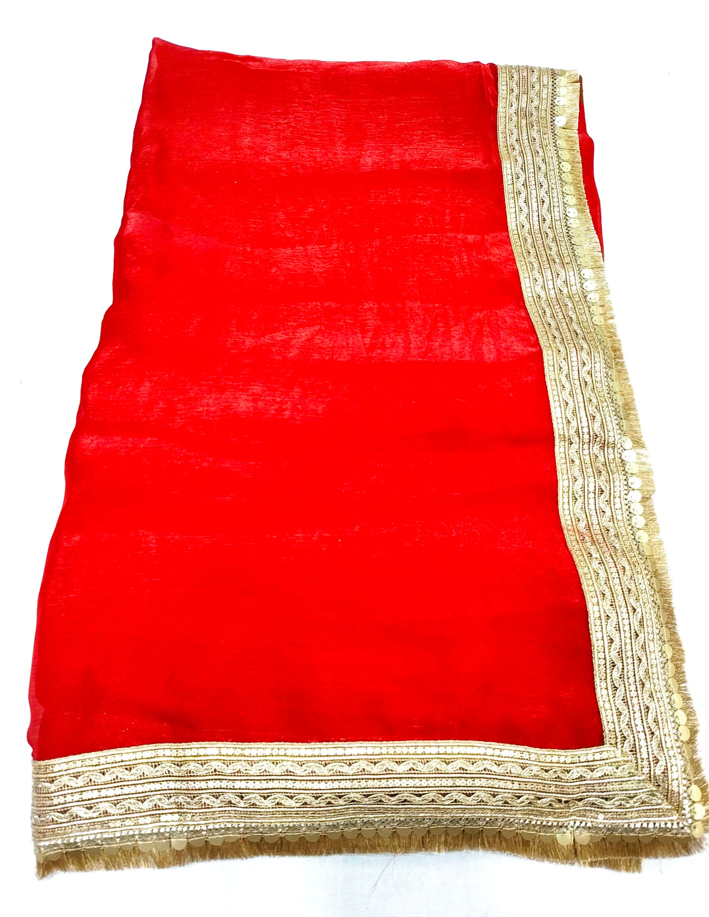Fendi Chiffon Sequence Embroidery Border FC104