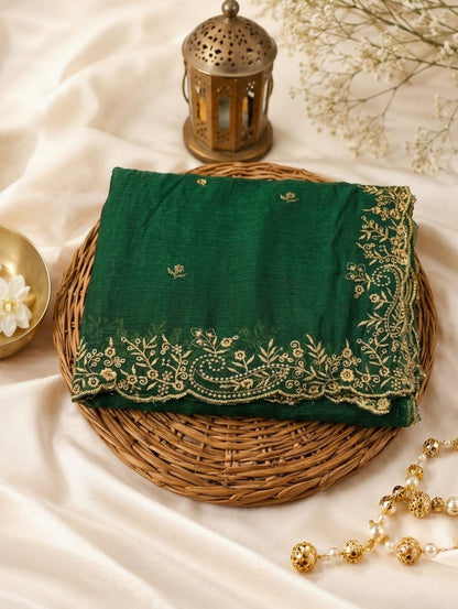 Trending Fendi Chiffon Keri Design Saree