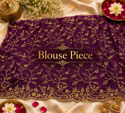Trending Fendi Chiffon Keri Design Saree