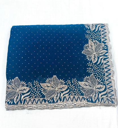 Fendi Chiffon Embroidery & Siroski Work Saree FC104